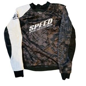 Speed and Strength Lunatic Fringe Armored Jersey  Dark grey size 2XL